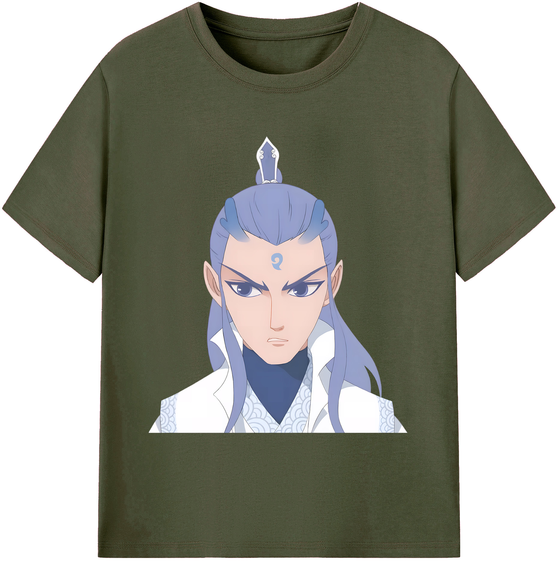 （画像用） Ne Zha 2 ナタ 魔童の大暴れ 綿100％ メンズ半袖Tシャツ｜肌触りやわらか＆通気性